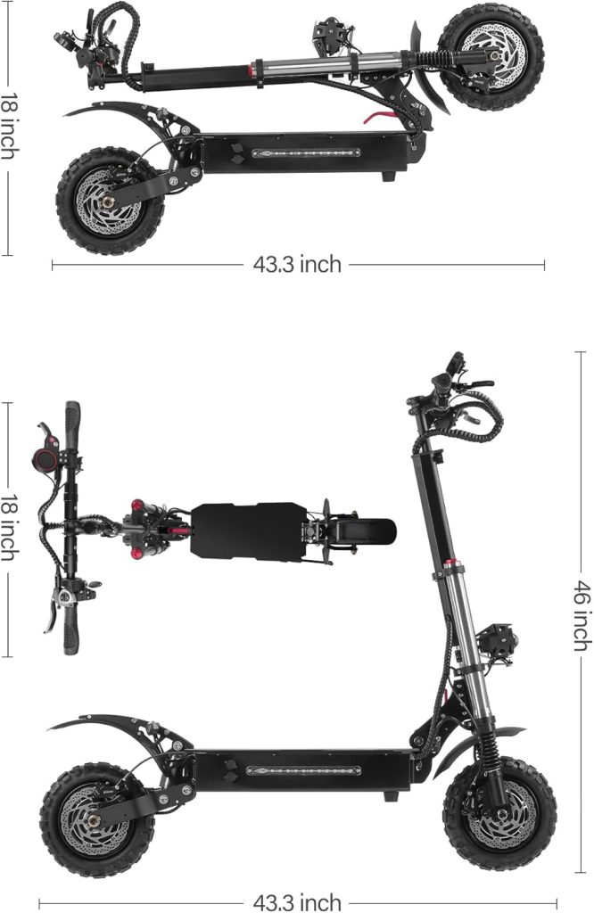 5600 W Fast Electric Scooter for Adults with Seat -,60V 35AH/38AH up to 56/65 Miles Range50mph Top Speed, Dual Motor, 11 Off Road Fat Tire, 440lb Load Capacity - Fast All-Terrain E-Scooter Adults. 5600 W Fast Electric Scooter for Adults with Seat -,60V 35AH/38AH up to 56/65 Miles Range50mph Top Speed, Dual Motor, 11 Off Road Fat Tire, 440lb Load Capacity - Fast All-Terrain E-Scooter Adults.