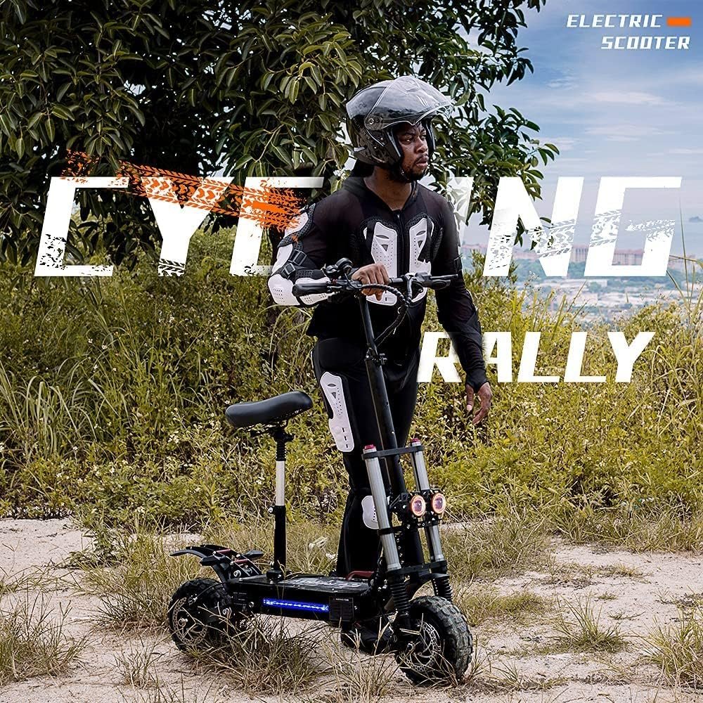Adult Electric Scooter, Max Speed 55MPH,Total Power 6000W, 75mile Long Range Battery, 60V Dual Drive, 11-inch Wheels, Portable Foldable, Off Road (60V38AH 70-75 Mile Range) Adult Electric Scooter, Max Speed 55MPH,Total Power 6000W, 75mile Long Range Battery, 60V Dual Drive, 11-inch Wheels, Portable Foldable, Off Road (60V38AH 70-75 Mile Range)