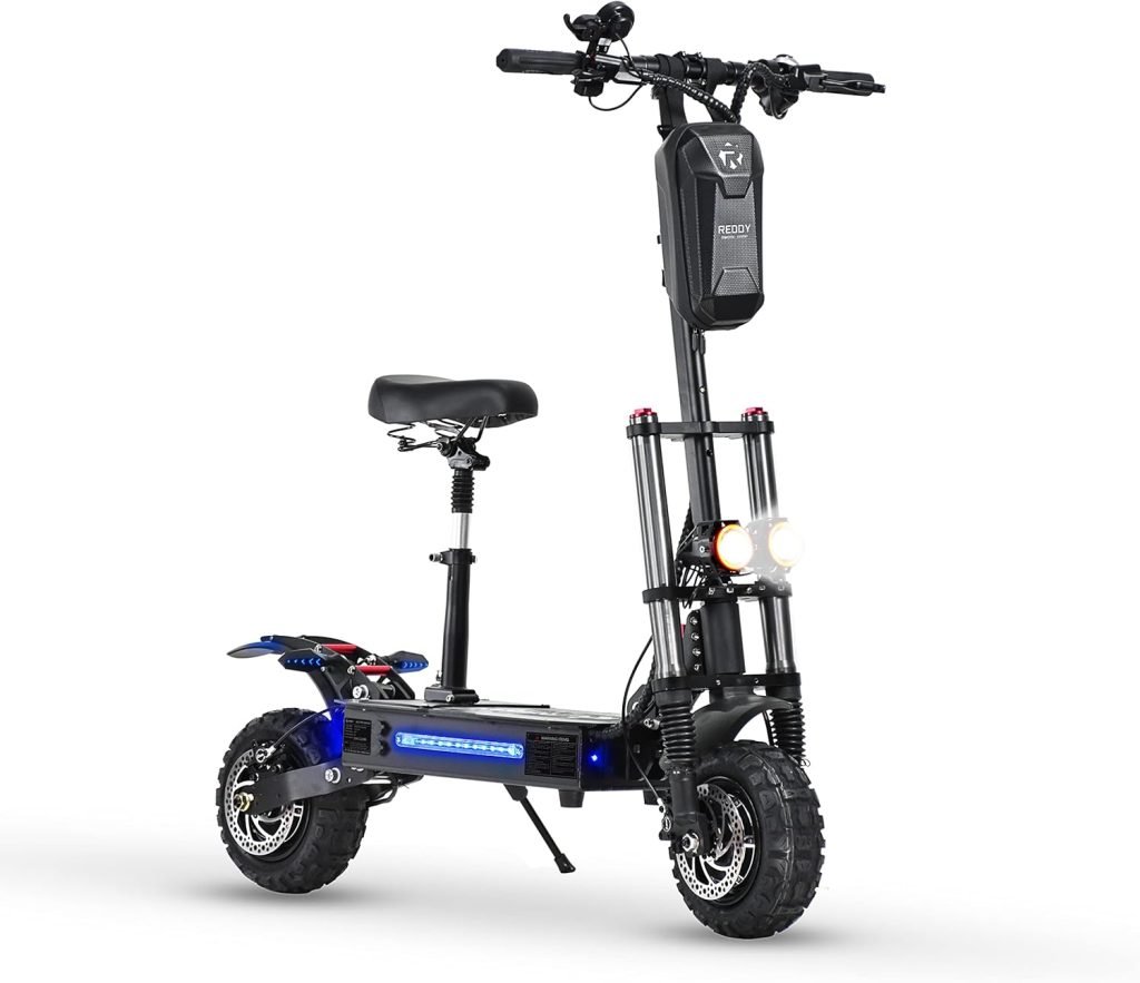 Adult Electric Scooter, Max Speed 55MPH,Total Power 6000W, 75mile Long Range Battery, 60V Dual Drive, 11-inch Wheels, Portable Foldable, Off Road (60V38AH 70-75 Mile Range) Adult Electric Scooter, Max Speed 55MPH,Total Power 6000W, 75mile Long Range Battery, 60V Dual Drive, 11-inch Wheels, Portable Foldable, Off Road (60V38AH 70-75 Mile Range)