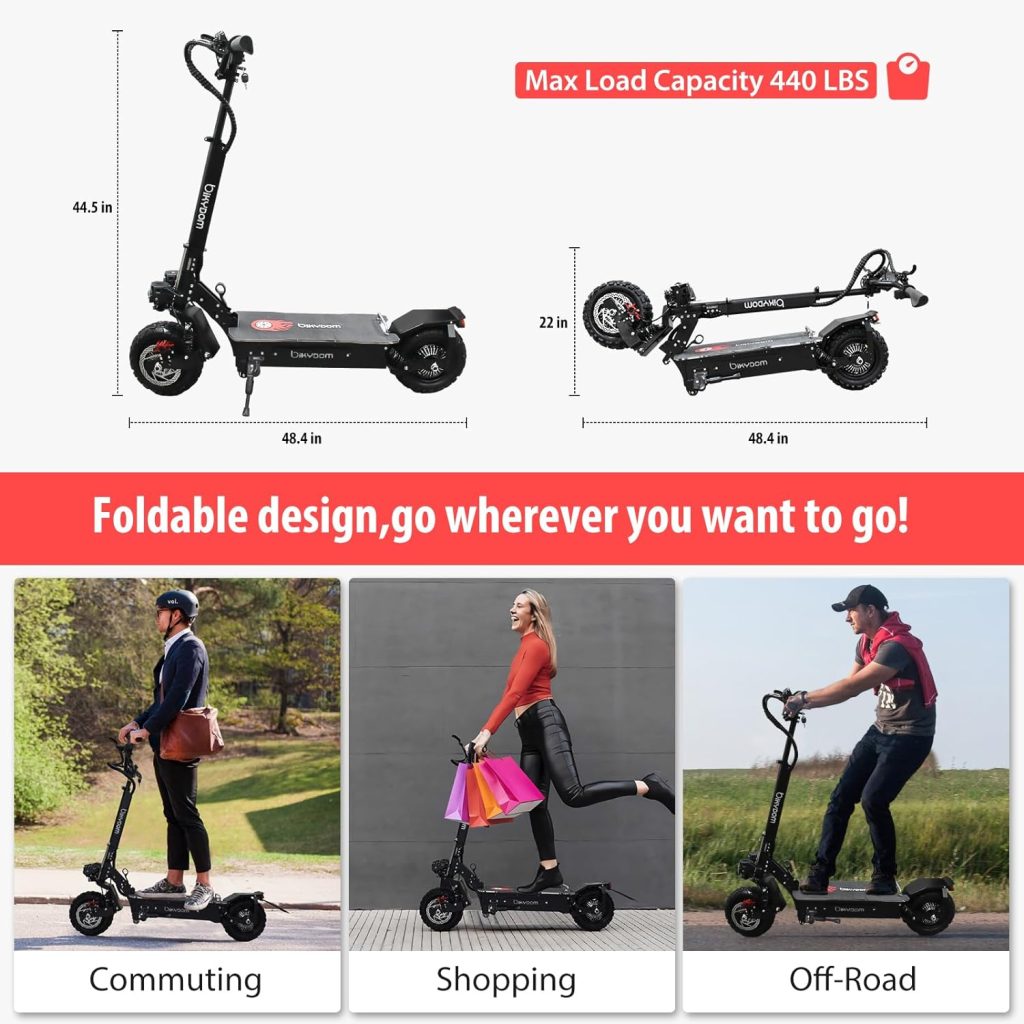 Electric Scooter for Adults,5600W Dual Motors Range 50 Miles,Electric Scooter Adults 50 MPH, 60V 27Ah Large Capacity Battery, 11 Off Road Tires Scooter with Detachable Seat Max Load 500lbs