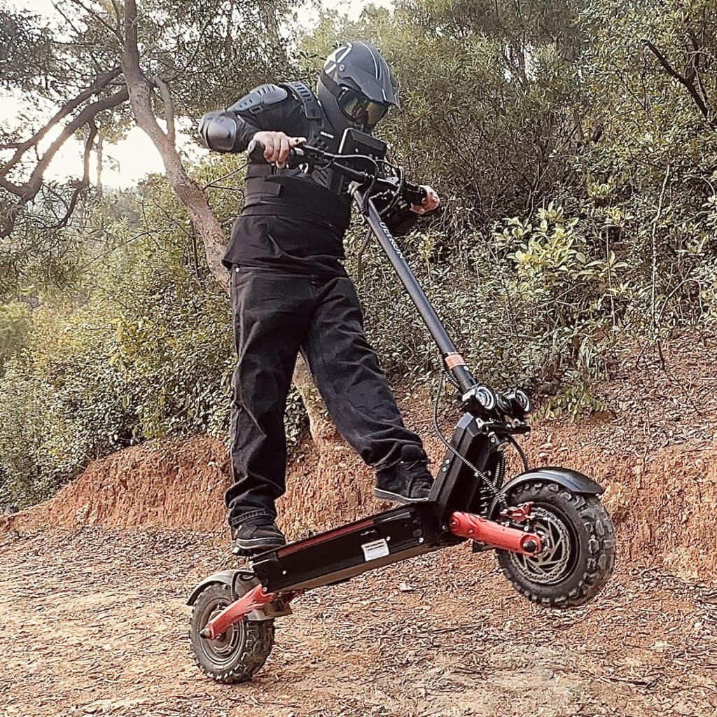 Electric Scooter with Seat for Adults, 60V 6000W Electric Scooter Adults 52mph with 1440WH Battery, Up to 50Miles Long Range, Dual Motor 11 Tubeless Off-Road Folding Scooter for Adults