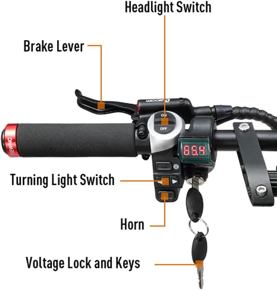 X5 55mph Electric Scooter for Adults, Electric Scooters with 6000W Dual Motor, Up to 75Miles Range, Adult Scooter with Dual Hydraulic Brakes, Folding Scooter with 11 Off-Road Tires