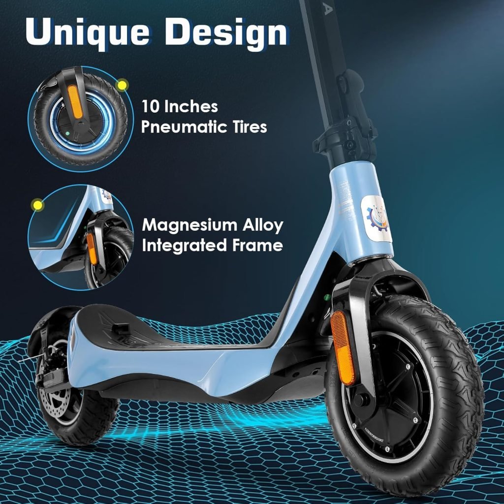 Caroma Electric Scooter Anti-Theft, 36 MPH  37 Miles Range, NFC Safety Lock, 2600W Fast Folding Electric Scooter for Aduls, 8.5 Pneumatic Tires, Wide Wheel E Scooter, Dual Suspension  Brake System