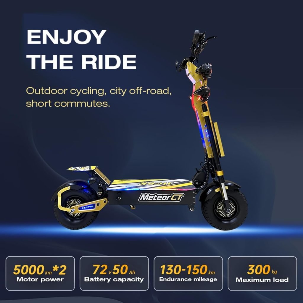 electric scooter adults,60V/72V battery with 10000W dual motor,adult electric scooter 13-inch off-road tires with oil brakes front and rear max speed 50/66MPH,max range 78/90miles