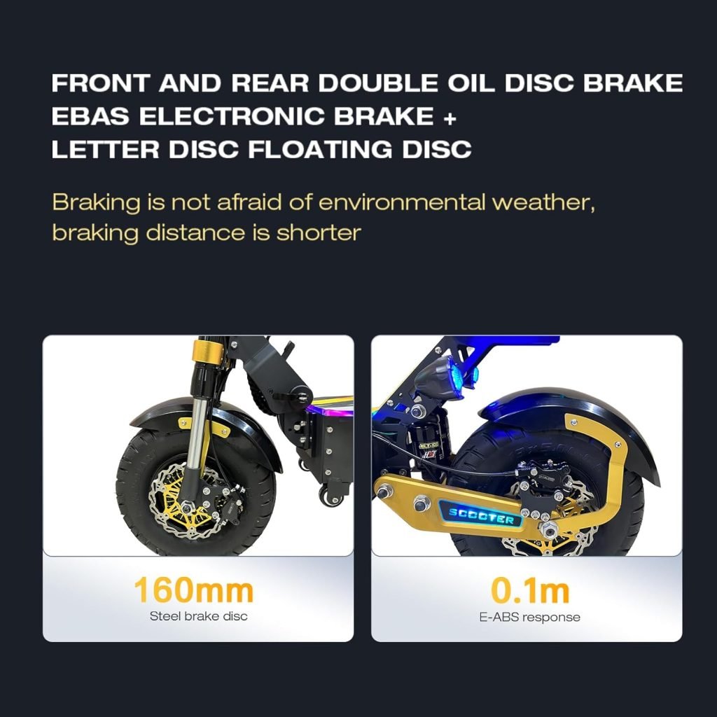 electric scooter adults,60V/72V battery with 10000W dual motor,adult electric scooter 13-inch off-road tires with oil brakes front and rear max speed 50/66MPH,max range 78/90miles