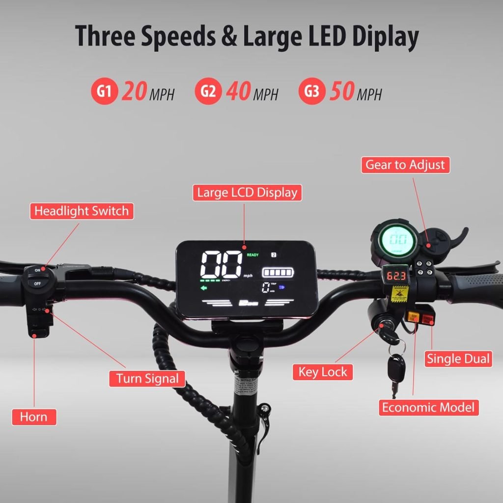 Electric Scooter for Adults,5600W Dual Motors Range 50 Miles,Electric Scooter Adults 50 MPH, 60V 27Ah Large Capacity Battery, 11 Off Road Tires Scooter with Detachable Seat Max Load 500lbs Electric Scooter for Adults,5600W Dual Motors Range 50 Miles,Electric Scooter Adults 50 MPH, 60V 27Ah Large Capacity Battery, 11 Off Road Tires Scooter with Detachable Seat Max Load 500lbs