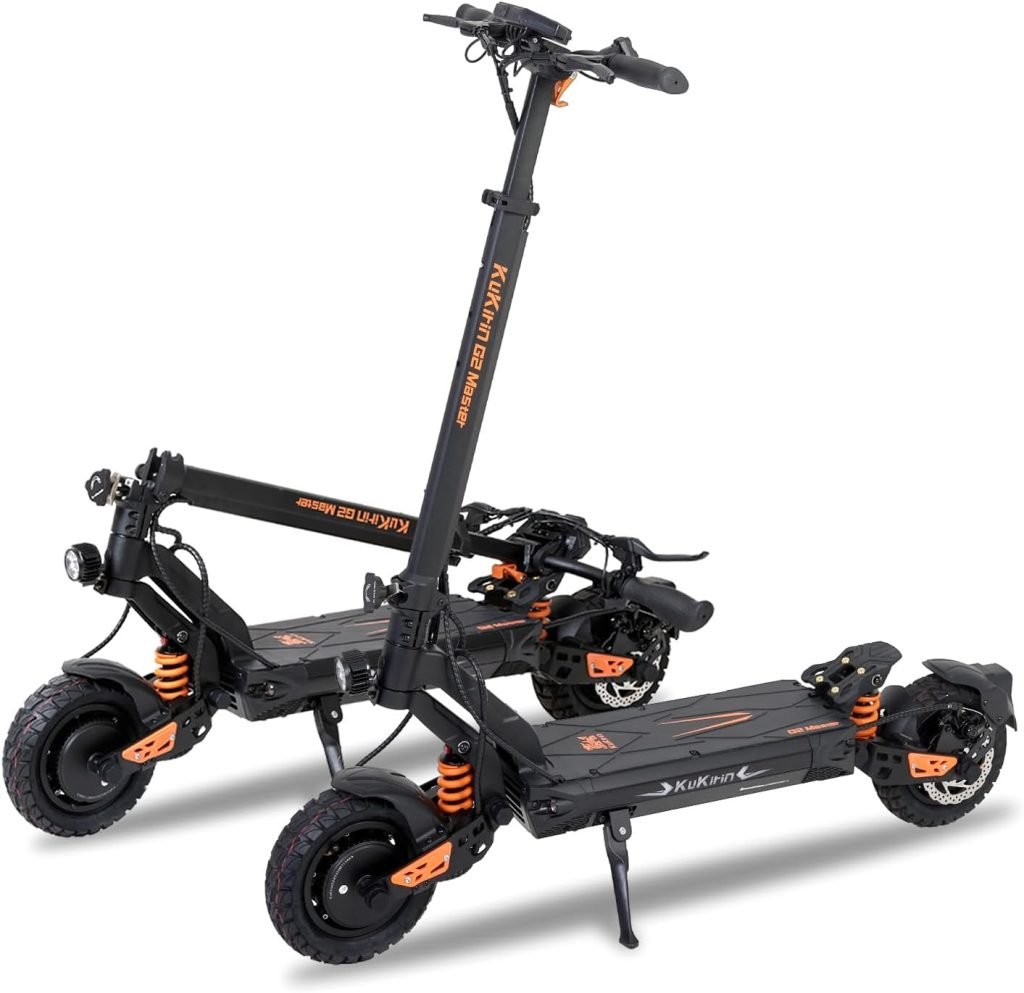 KUKIRIN G2 Master Electric Scooter with Quadruple Shock Absorption, 40 Miles Range, 10 Off Road Tires, 2000W Dual Motor, Max 40 MPH Speed, All Aluminum Body Folding Commuting Adults Electric Scooter