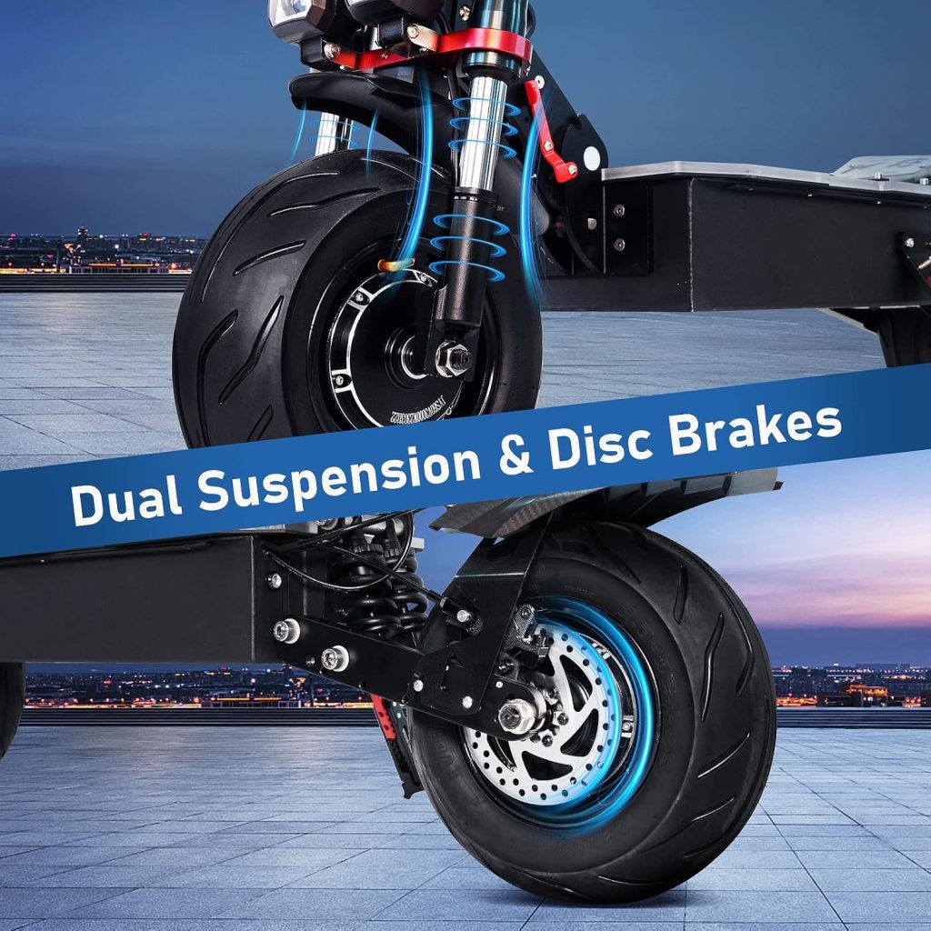 Adult Electric Scooter Series Dual Drive 5600W~6000W Motor, Max Speed 50mph, Max Range 50~68 Miles, All Terrain Off-Road Tires, Electric Scooter with Detachable Seat Adult Electric Scooter Series Dual Drive 5600W~6000W Motor, Max Speed 50mph, Max Range 50~68 Miles, All Terrain Off-Road Tires, Electric Scooter with Detachable Seat