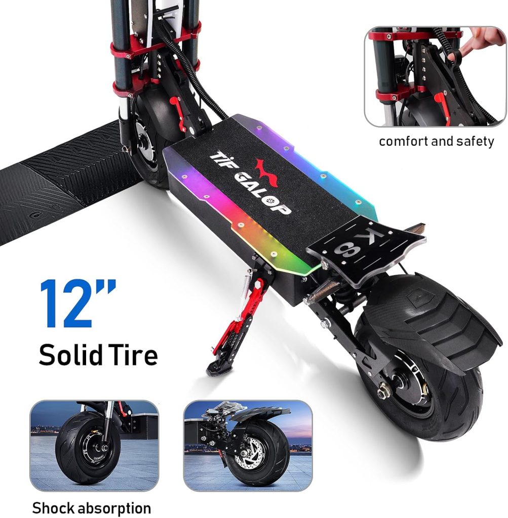 Adult Electric Scooter Series Dual Drive 5600W~6000W Motor, Max Speed 50mph, Max Range 50~68 Miles, All Terrain Off-Road Tires, Electric Scooter with Detachable Seat Adult Electric Scooter Series Dual Drive 5600W~6000W Motor, Max Speed 50mph, Max Range 50~68 Miles, All Terrain Off-Road Tires, Electric Scooter with Detachable Seat