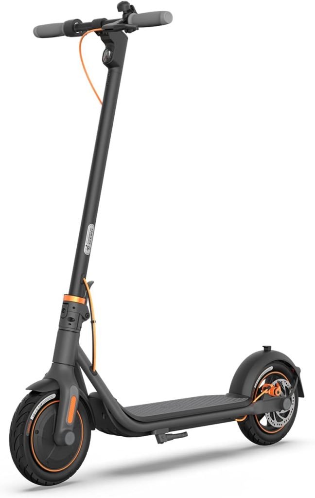 Segway Ninebot F40 Electric Kick Scooter, 350W Powerful Motor, 10-inch Pneumatic Tire  Ninebot MAX G30P Electric Kick Scooter- 350W Motor, 40 Miles Long-Range  18.6 MPH
