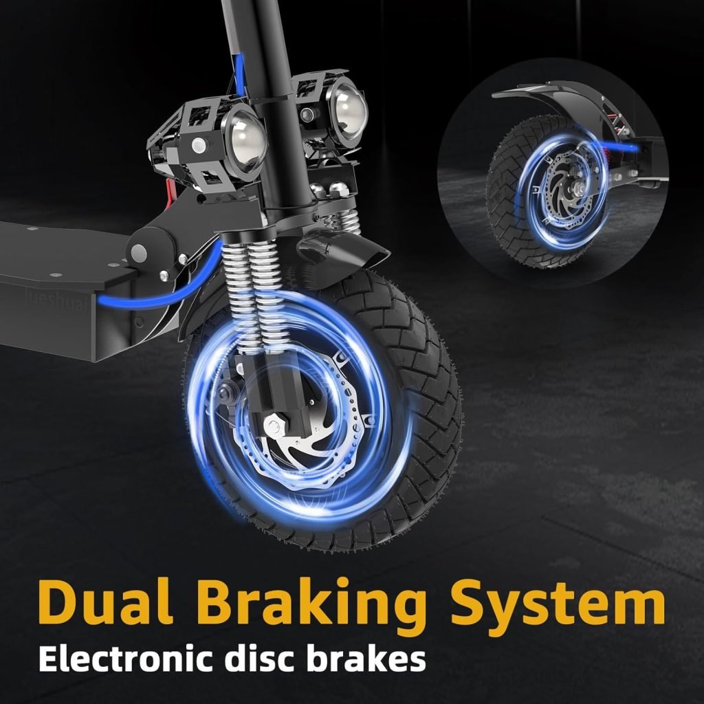 X700 Electric Scooter Adults, 60V 3200W Dual Motor, 45 MPH Max Speed, 50 Miles Long Range, 10” All-Terrain Tires, 300 Lbs Max Load, Foldable Scooter Electric for Adults
