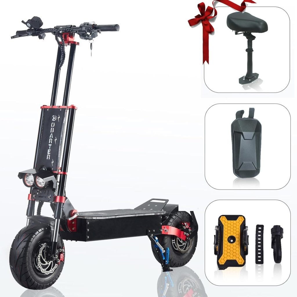 Adult Electric Scooter,13-inch, 8000W high Power Dual Motor, Electric Scooter with seat, 60V60ah Battery, top Speed of 60mph, Electric Scooter Adults Foldable Off-Road Tires Adult Electric Scooter,13-inch, 8000W high Power Dual Motor, Electric Scooter with seat, 60V60ah Battery, top Speed of 60mph, Electric Scooter Adults Foldable Off-Road Tires