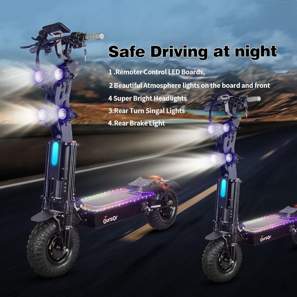 Foldable Electric Scooter with Seat, High Power 10,000W Dual Motor 72V 40A Extra Long Range, 14 Off-Road Tires, Adult Electric Scooter Foldable Electric Scooter with Seat, High Power 10,000W Dual Motor 72V 40A Extra Long Range, 14 Off-Road Tires, Adult Electric Scooter