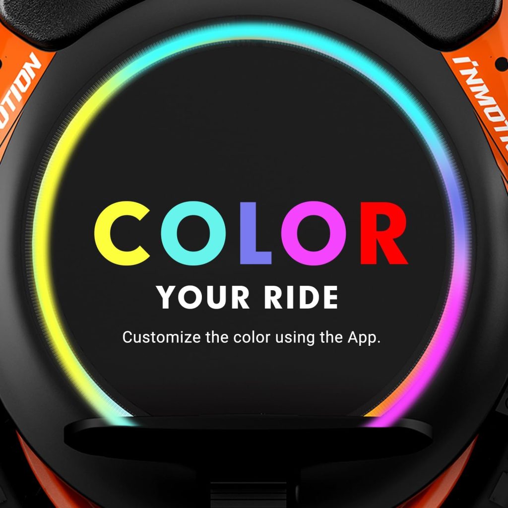 Inmotion Electric Unicycle for Adults 16 Inch Self-Balancing One Wheel EUC, Portable Monowheel for Urban Commuting (V12 Pro)