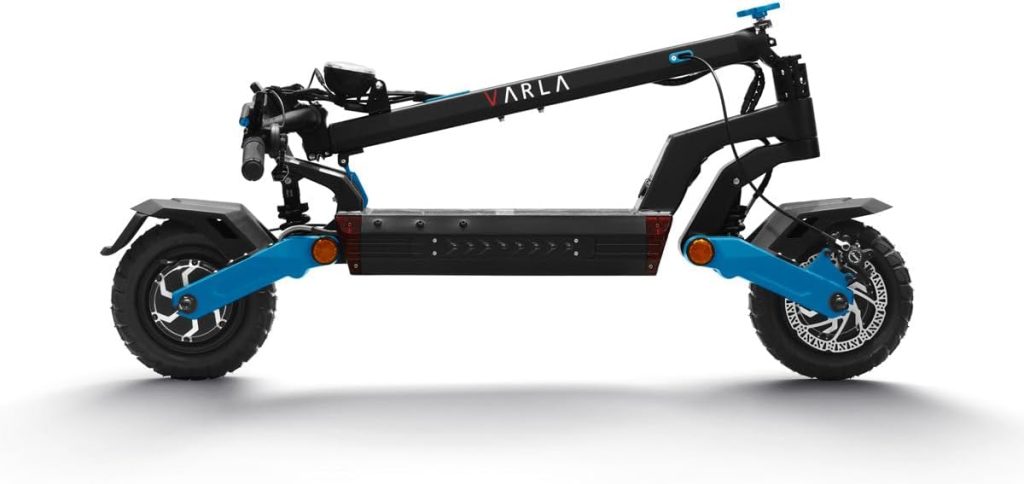 Varla Eagle One Powerful Off-Road Electric Scooter, Dual 1000W(Peak 1600W) Motor, 52V/20.8Ah Battery, 42 Miles Range 40MPH, 10Inch Tire, Dual Hydraulic BrakeShock Absorption Varla Eagle One Powerful Off-Road Electric Scooter, Dual 1000W(Peak 1600W) Motor, 52V/20.8Ah Battery, 42 Miles Range 40MPH, 10Inch Tire, Dual Hydraulic BrakeShock Absorption