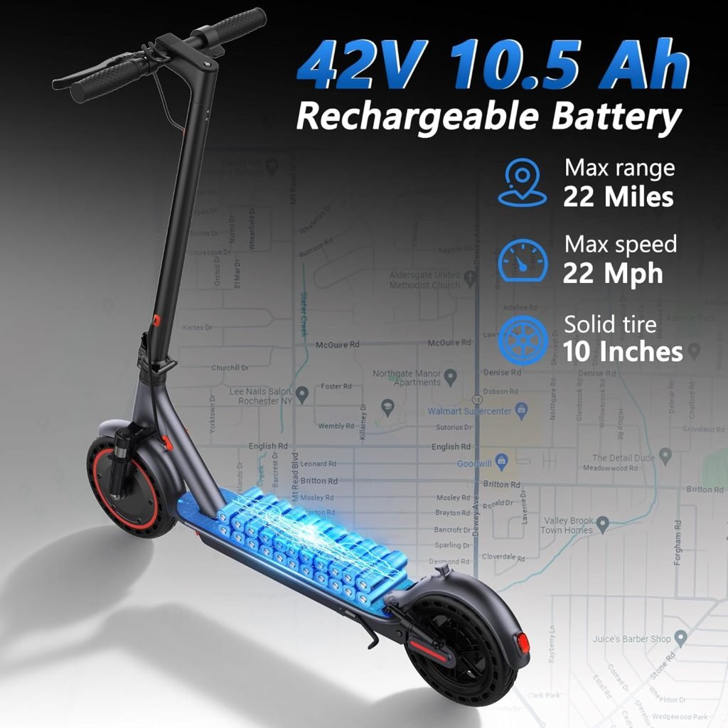 Electric Scooter for Adults, 8.5/10/14 Tires, 19/22Mph, 350W/500W Motor, 21-28 Miles Range, Folding E-Scooter with Dual Suspension,APP(V1/SPRO/MAX/PRO/X1/X1PRO)