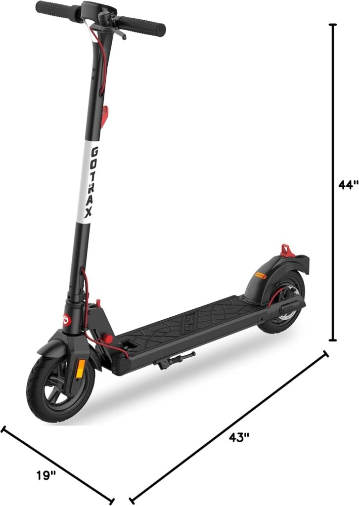 Gotrax Apex XL 8.5 Solid Tires, Max 12 Miles Range and 15.5Mph Speed, Bright Headlight and Taillight, Big LED Display, Aluminum Alloy Frame, Foldable Commuting Escooter for Adults, Black Gotrax Apex XL 8.5 Solid Tires, Max 12 Miles Range and 15.5Mph Speed, Bright Headlight and Taillight, Big LED Display, Aluminum Alloy Frame, Foldable Commuting Escooter for Adults, Black