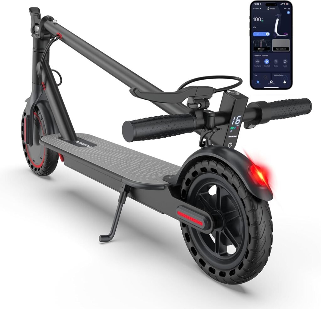 Electric Scooter, 8.5 /10 /14 Tire,/19/22 Mph Top Speed,/22/27/28/49 Miles Long Range, Folding Escooter for Adults and Teens with Dual Braking,Dual Suspension, App