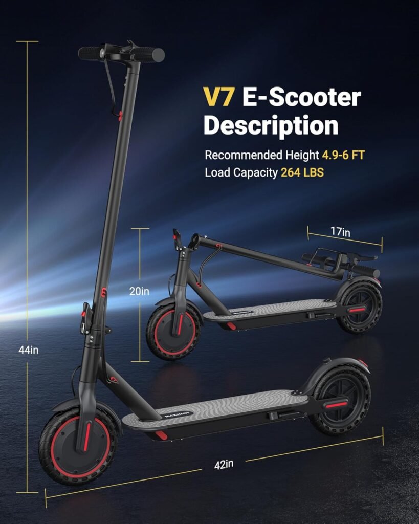 Electric Scooter, 8.5 /10 /14 Tire,/19/22 Mph Top Speed,/22/27/28/49 Miles Long Range, Folding Escooter for Adults and Teens with Dual Braking,Dual Suspension, App